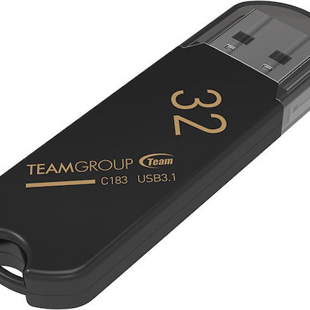 TeamGroup C183 32GB USB 3.1 Stick Μαύρο