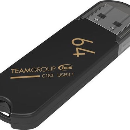 TeamGroup C183 64GB USB 3.1 Stick Μαύρο