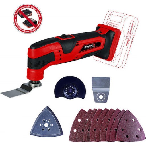 Einhell TC-MG 18 Li Παλινδρομικό Πολυεργαλείο 18V Solo με Ρύθμιση Ταχύτητας