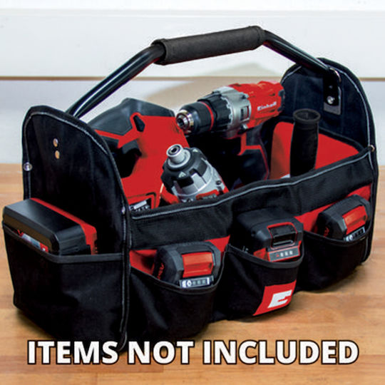 Einhell Τσάντα Εργαλείων Χειρός Ανοιχτού Τύπου Μαύρη Μ44xΠ29xΥ35εκ.