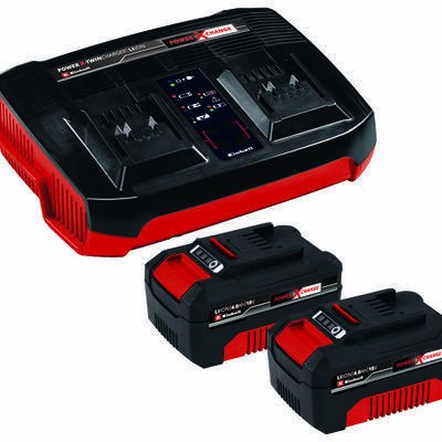 Einhell Σετ 2 Μπαταριών Εργαλείου Λιθίου 18V Χωρητικότητας 4Ah με Φορτιστή