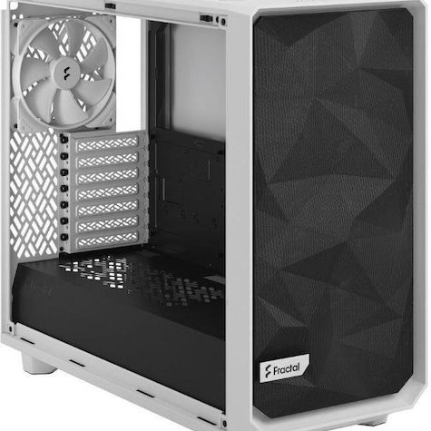 Fractal Design Meshify 2 Lite Midi Tower Κουτί Υπολογιστή με Πλαϊνό Παράθυρο White TG Clear Tint