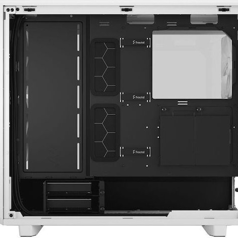 Fractal Design Meshify 2 Lite Midi Tower Κουτί Υπολογιστή με Πλαϊνό Παράθυρο White TG Clear Tint