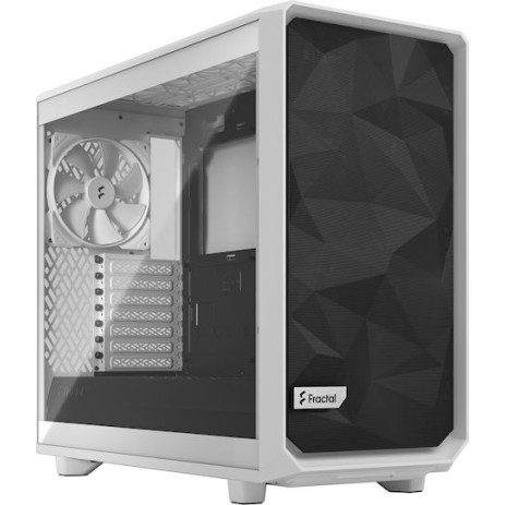 Fractal Design Meshify 2 Lite Midi Tower Κουτί Υπολογιστή με Πλαϊνό Παράθυρο White TG Clear Tint