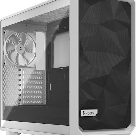 Fractal Design Meshify 2 Lite Midi Tower Κουτί Υπολογιστή με Πλαϊνό Παράθυρο White TG Clear Tint