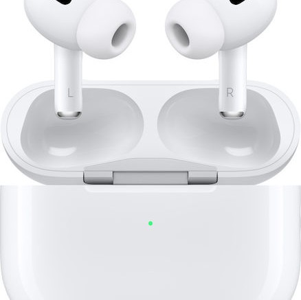 Apple AirPods Pro 2 με MagSafe Charging Case (USB‑C) In-ear Bluetooth Handsfree Ακουστικά με Αντοχή στον Ιδρώτα και Θήκη Φόρτισης Λευκά