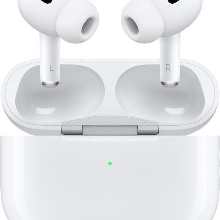 Apple AirPods Pro 2 με MagSafe Charging Case (USB‑C) In-ear Bluetooth Handsfree Ακουστικά με Αντοχή στον Ιδρώτα και Θήκη Φόρτισης Λευκά