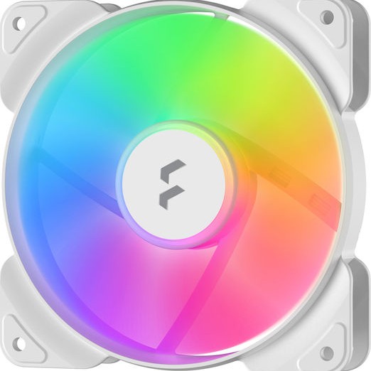 Fractal Design Aspect 12 RGB Case Fan 120mm με Σύνδεση 4-Pin PWM Λευκό