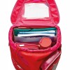 Herlitz SoftLight Stars Stripes Σχολική Τσάντα Πλάτης Δημοτικού Κόκκινη με Θήκη για Παγούρι 16lt