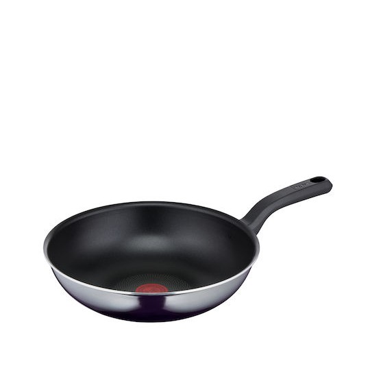 Tefal Resist Wok από Αλουμίνιο με Αντικολλητική Επίστρωση 28cm