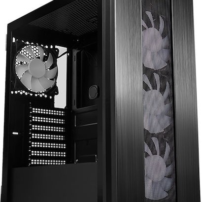 Chieftec Hunter 2 Gaming Midi Tower Κουτί Υπολογιστή με Πλαϊνό Παράθυρο και RGB Φωτισμό Μαύρο