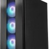 Chieftec Hunter 2 Gaming Midi Tower Κουτί Υπολογιστή με Πλαϊνό Παράθυρο και RGB Φωτισμό Μαύρο
