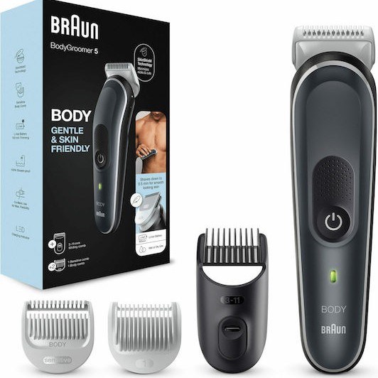 Braun Series 5 BG5340 Ξυριστική Μηχανή Σώματος Επαναφορτιζόμενη