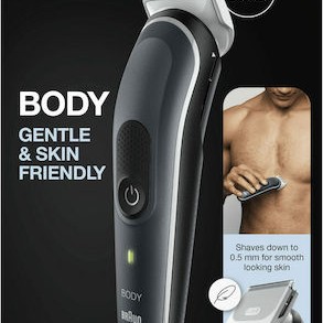 Braun Series 5 BG5340 Ξυριστική Μηχανή Σώματος Επαναφορτιζόμενη
