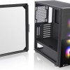 Thermaltake Versa T26 TG Gaming Midi Tower Κουτί Υπολογιστή με Πλαϊνό Παράθυρο και RGB Φωτισμό Μαύρο