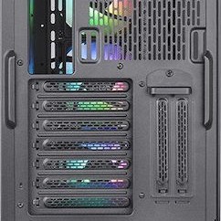 Thermaltake Versa T26 TG Gaming Midi Tower Κουτί Υπολογιστή με Πλαϊνό Παράθυρο και RGB Φωτισμό Μαύρο