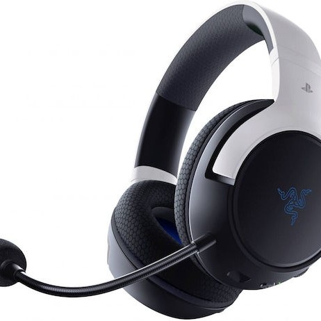 Razer Kaira Hyperspeed PlayStation Ασύρματο Over Ear Gaming Headset με σύνδεση USB Licensed Black/White for PS5 / PC