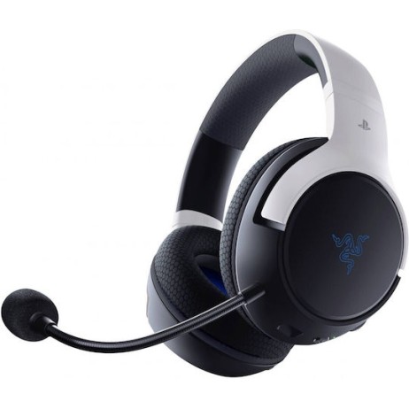 Razer Kaira Hyperspeed PlayStation Ασύρματο Over Ear Gaming Headset με σύνδεση USB Licensed Black/White for PS5 / PC