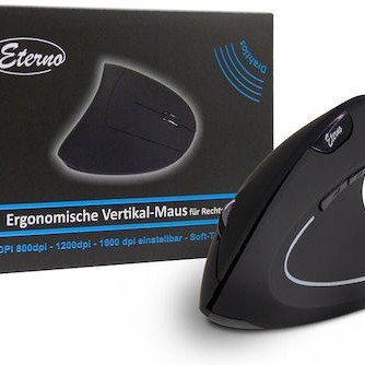 Inter-Tech Eterno M-230 Ασύρματο Ποντίκι Μαύρο