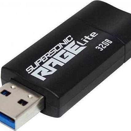 Patriot Rage Lite 32GB USB 3.2 Stick Μαύρο
