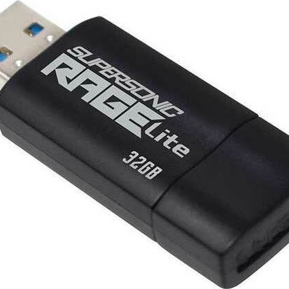 Patriot Rage Lite 32GB USB 3.2 Stick Μαύρο