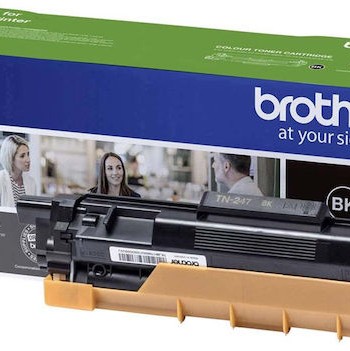 Brother TN-247BK Γνήσιο Toner Laser Εκτυπωτή Μαύρο High Yield 3000 Σελίδων (TN-247BK)