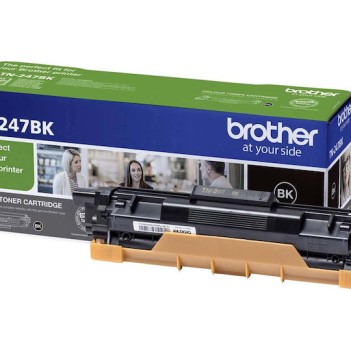 Brother TN-247BK Γνήσιο Toner Laser Εκτυπωτή Μαύρο High Yield 3000 Σελίδων (TN-247BK)
