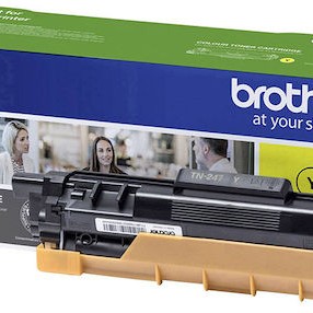 Brother TN-247Y Γνήσιο Toner Laser Εκτυπωτή Κίτρινο High Yield 2300 Σελίδων (TN-247Y)