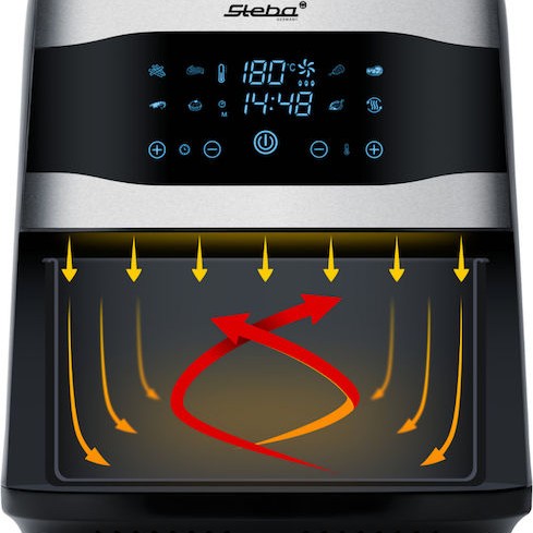 Steba HF 8000 Family Air Fryer 8lt Ασημί