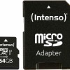 Intenso Performance R90 microSDXC 64GB Class 10 U1 UHS-I με αντάπτορα