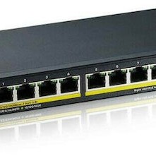 Zyxel GS1100-10HP-EU0102F v2 Managed L2 PoE Switch με 8 Θύρες Gigabit (1Gbps) Ethernet
