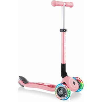 Globber Παιδικό Πατίνι Αναδιπλούμενο Junior Foldable Fantasy Lights Τρίτροχο για 2+ Ετών Ροζ