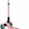Globber Παιδικό Πατίνι Αναδιπλούμενο Junior Foldable Fantasy Lights Τρίτροχο για 2+ Ετών Ροζ