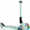 Globber Παιδικό Πατίνι Αναδιπλούμενο Junior Foldable Fantasy Lights Τρίτροχο για 2+ Ετών Τιρκουάζ