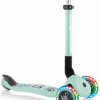Globber Παιδικό Πατίνι Αναδιπλούμενο Junior Foldable Fantasy Lights Τρίτροχο για 2+ Ετών Τιρκουάζ