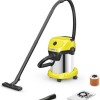 Karcher WD 3 S V-17/4/20 Σκούπα Υγρών / Στερεών 1000W με Ανοξείδωτο Κάδο 17lt