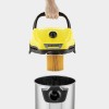 Karcher WD 3 S V-17/4/20 Σκούπα Υγρών / Στερεών 1000W με Ανοξείδωτο Κάδο 17lt