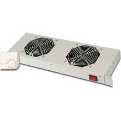 Digitus Ράφι με 2 Ανεμιστήρες για Rack 19