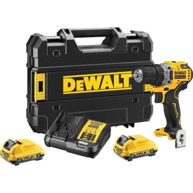 Dewalt Δραπανοκατσάβιδο Μπαταρίας Brushless 12V 2x2Ah