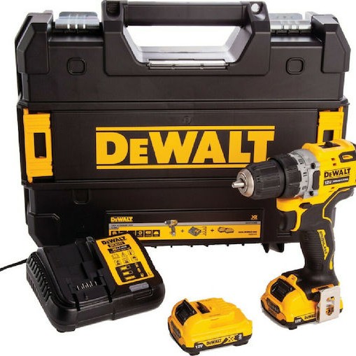 Dewalt Δραπανοκατσάβιδο Μπαταρίας Brushless 12V 2x2Ah