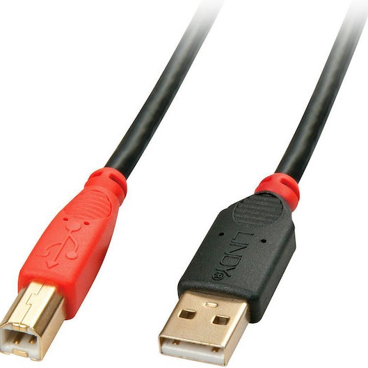 Lindy USB 2.0 Cable USB-A male - USB-B male 15m (42762)