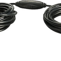 Lindy USB 3.0 Cable USB-A male - USB-A female Μαύρο 15m (43099)