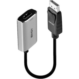 Lindy Μετατροπέας DisplayPort male σε HDMI female Γκρι 1τμχ (41094)