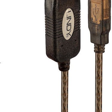 Lindy USB 2.0 Hub 2 Θυρών με σύνδεση USB-A Γκρι