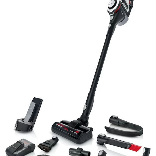 Bosch Επαναφορτιζόμενη Σκούπα Stick 18V Μαύρη BSS825ALL