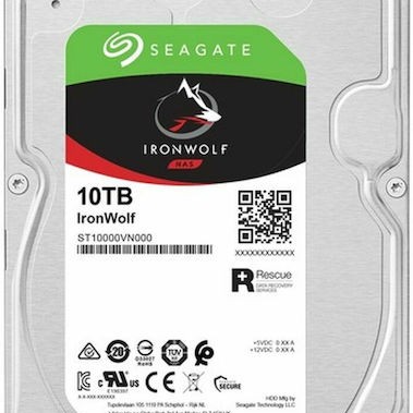 Seagate Ironwolf 10TB HDD Σκληρός Δίσκος 3.5