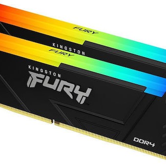 Kingston Fury Beast DDR4 64GB RAM με 2x32GB Modules και Ταχύτητα 3200 για Desktop