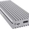 Icy Box Θήκη για Σκληρό Δίσκο M.2 PCI Express NVME με σύνδεση Type-C σε Γκρι χρώμα