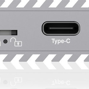 Icy Box Θήκη για Σκληρό Δίσκο M.2 PCI Express NVME με σύνδεση Type-C σε Γκρι χρώμα