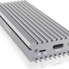 Icy Box Θήκη για Σκληρό Δίσκο M.2 PCI Express NVME με σύνδεση Type-C σε Γκρι χρώμα